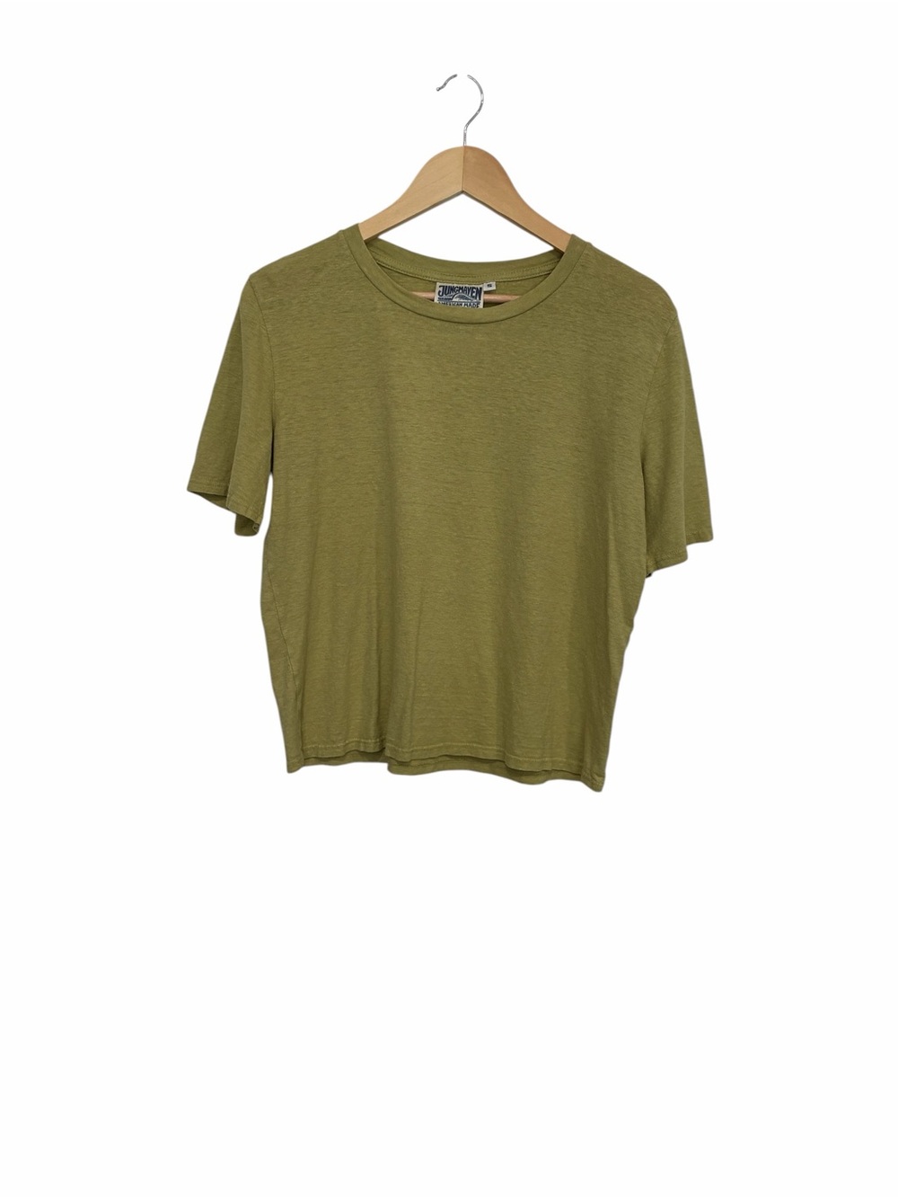 Jungmaven Olive Green Short Sleeve Crewneck Tee